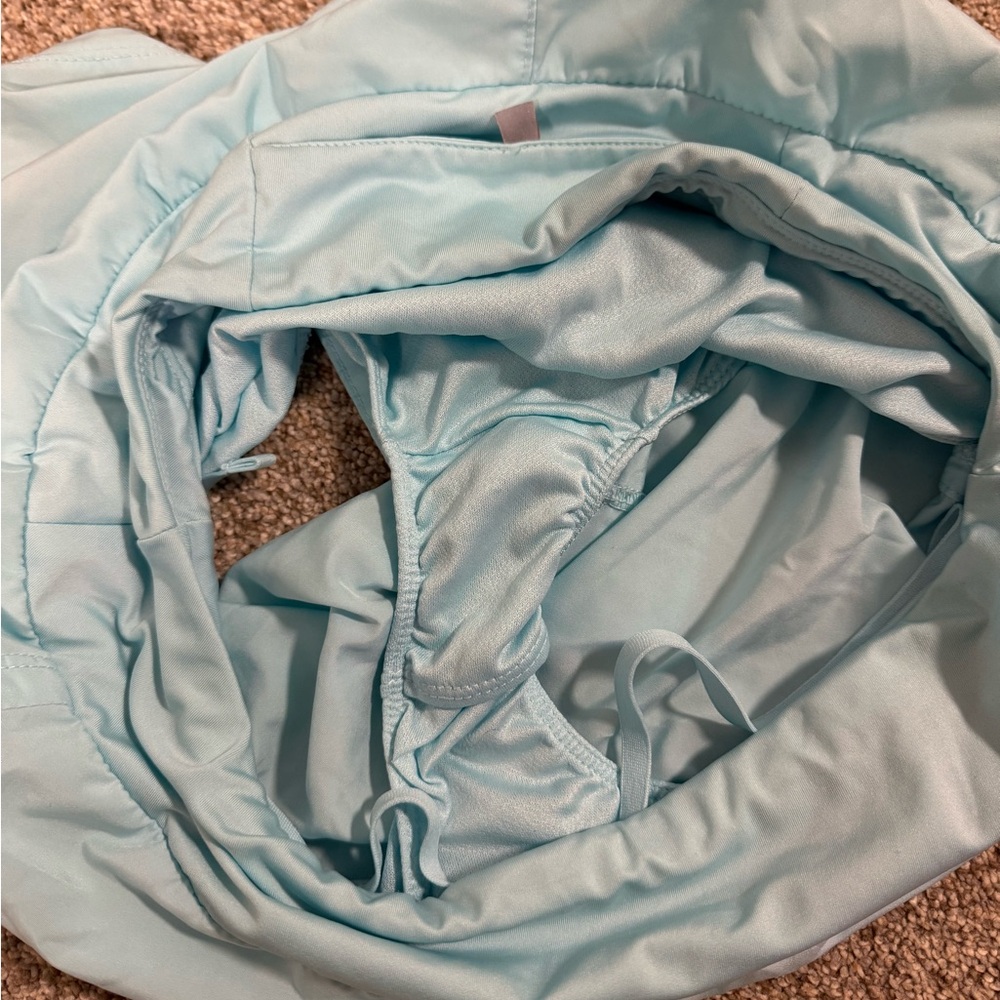 Nike Light Blue High Waisted Dry Fit Shorts - Picture 5 of 7